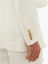 Thumbnail for your product : UMIT BENAN B+ Single-breasted Blazer - White