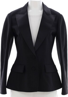 Louis Vuitton US Size 6 Women's Off-White Crepe Blazer Jacket 10lv34s at  1stDibs