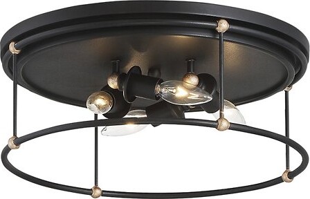 Minka Lavery Westchester County Flushmount Light in White, Size: 4 light