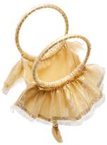 Thumbnail for your product : The Vampire's Wife Tassel-embellished Woven Clutch - Womens - Gold