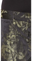 Thumbnail for your product : Vera Wang Collection Floral Jacquard Trousers