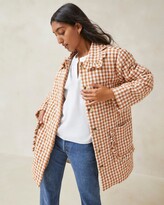 Thumbnail for your product : Loeffler Randall Fox Amber Gingham Quilted Coat
