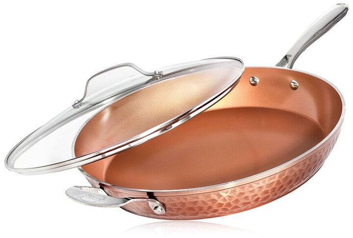 Gotham Steel Hammered Copper 3-Pc. Nonstick Fry Pan Set, Color