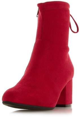 Dorothy Perkins Womens *Head Over Heels Red 'Oakley' Ladies Heeled Ankle Boots