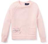 Thumbnail for your product : Ralph Lauren Bow-Back Cotton Sweater