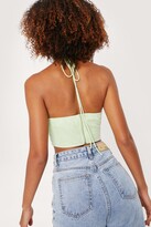 Thumbnail for your product : Nasty Gal Womens Halter Cup Detail Cropped Cami Top