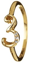 Thumbnail for your product : Lulu Frost CODE 18k Gold Number Rings with Diamonds, Assorted Numbers 1-4