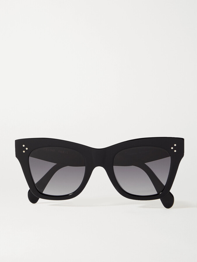 celine black cat eye sunglasses