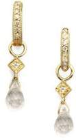 Thumbnail for your product : Jude Frances White Topaz, Diamond & 18K Yellow Gold Earring Charms