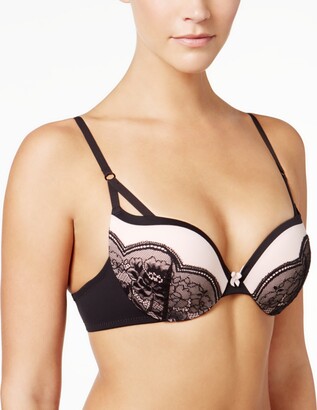 Maidenform Love the Lift Push Up & In Lace Plunge Underwire Bra DM9900