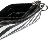Thumbnail for your product : Off-White Diagonal stripe zipped pouch