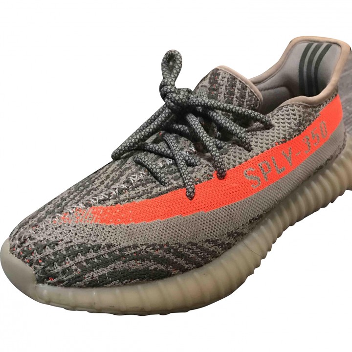 adidas grey leather trainers