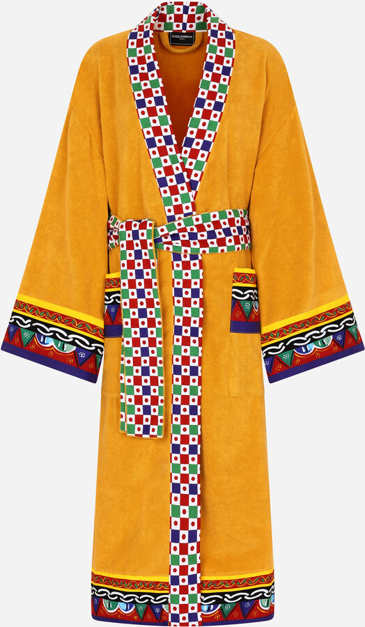 Dolce & Gabbana Cotton Terry Bathrobe ShopStyle Robes