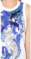 Thumbnail for your product : 3.1 Phillip Lim Sequined Print Muscle Tank