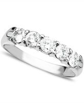 Thumbnail for your product : 14k White Gold Ring, Certified Diamond Band (3/4 ct. t.w.)
