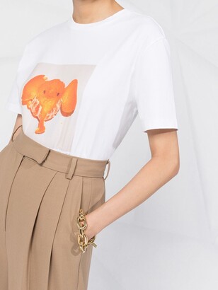 Stella McCartney elephant-print T-shirt