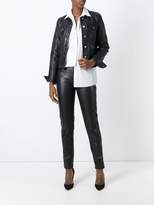 Thumbnail for your product : CK Calvin Klein Ck Jeans skinny leather trousers