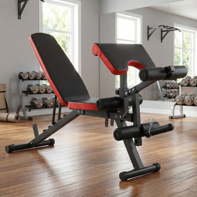 Himimi Professional Adjustable Weight Bench With Leg Extension - 800 LBS Capacity Multi-Function Training Station