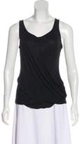 Thumbnail for your product : Burberry Surplice Neck Sleeveless Top