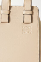 Thumbnail for your product : Loewe Hammock Small Textured-leather Shoulder Bag - Beige