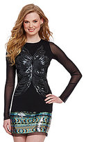 Thumbnail for your product : Chelsea & Violet Butterfly Sequined Long-Sleeve Top
