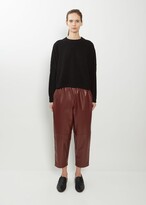 Leather Carrot Pants 
