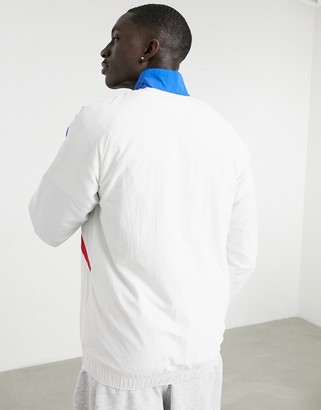 Reebok Classics Vector track jacket in white - ShopStyle