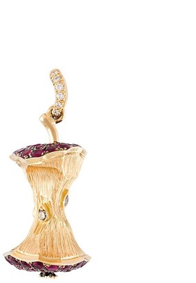 Aurélie Bidermann 'Big Apple' diamond and ruby pendant