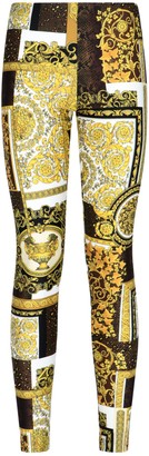 versace pink leggings