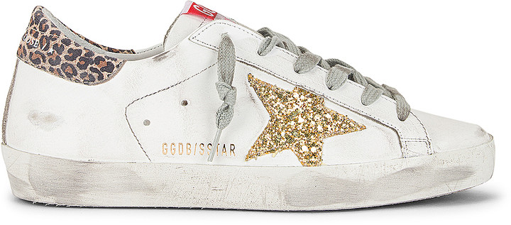 white beige gold golden goose