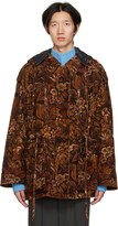 Thumbnail for your product : Acne Studios Red Flower Print Parka Jacket