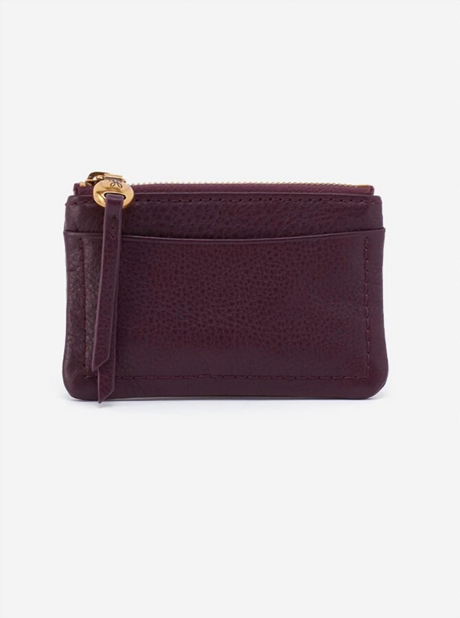 Hobo Women's Lumen Card Case In Ruby Wine