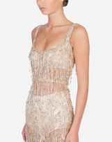 Thumbnail for your product : Dolce & Gabbana Sheath Dress With Bead Appliques