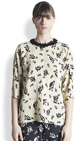 Thumbnail for your product : Marni Printed Bead-Neck Blouse