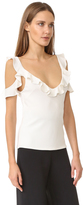 Thumbnail for your product : Cushnie Cold Shoulder Top