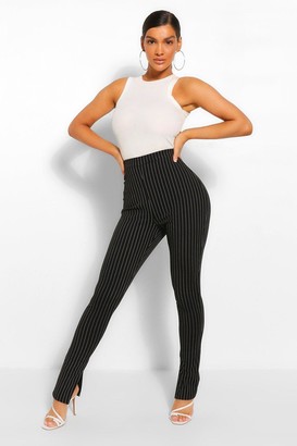 skinny pinstripe trousers womens