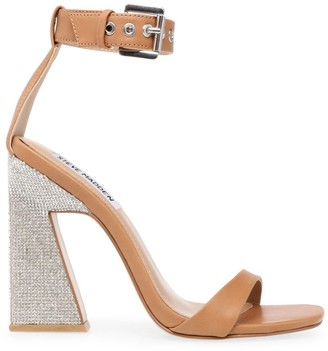 steve madden nude chunky heel