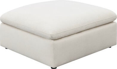 Hokku Designs Square Upholstered With A Soft Finish And Comfortable Supportive Cushion Plastic Legs For Lightweight Design In Any Living Area 38 Inches Deep Supp