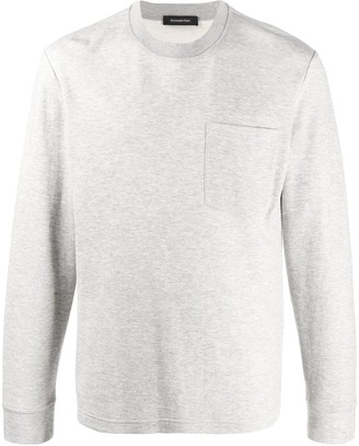 men's sweatshirt with chest pocket