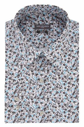 van heusen mens dress shirts slim fit