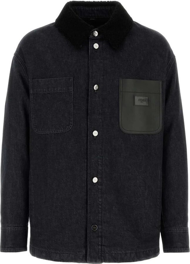 Fendi Denim Padded Jacket