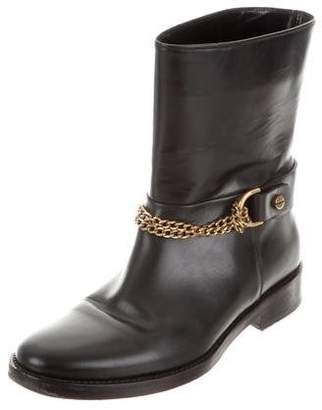 Lanvin Leather Ankle Boots Black Leather Ankle Boots