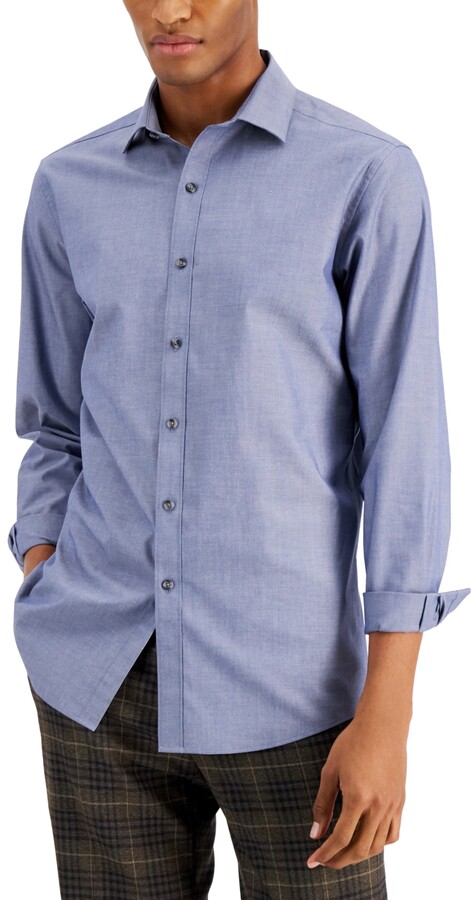Dark Chambray Button Down Shirt | Shop the world's largest 