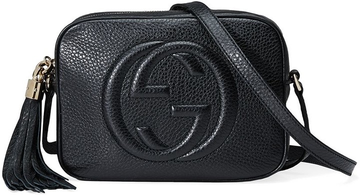soho small leather disco bag