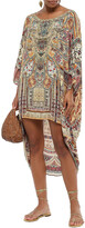 Thumbnail for your product : Camilla Crystal-embellished Printed Silk Crepe De Chine Dress