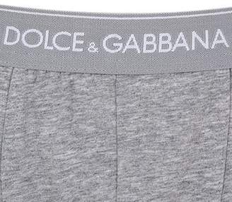 Dolce & Gabbana Pack Of 2 Logo Cotton Boxer Briefs