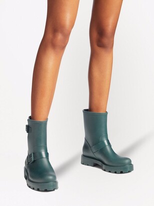 Jimmy Choo Yael flat biodegradable rubber rain boots - ShopStyle