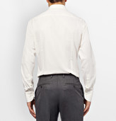 Thumbnail for your product : Canali Ivory Slim-Fit Cotton Shirt