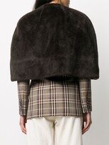 Thumbnail for your product : Yohji Yamamoto Pre-Owned 1990s Faux Fur Bolero