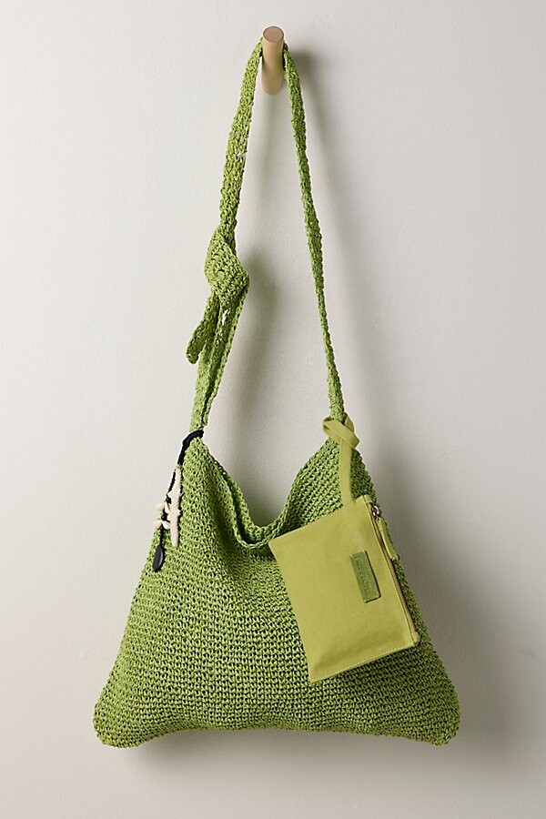Free People Coastal Crush Straw Tote